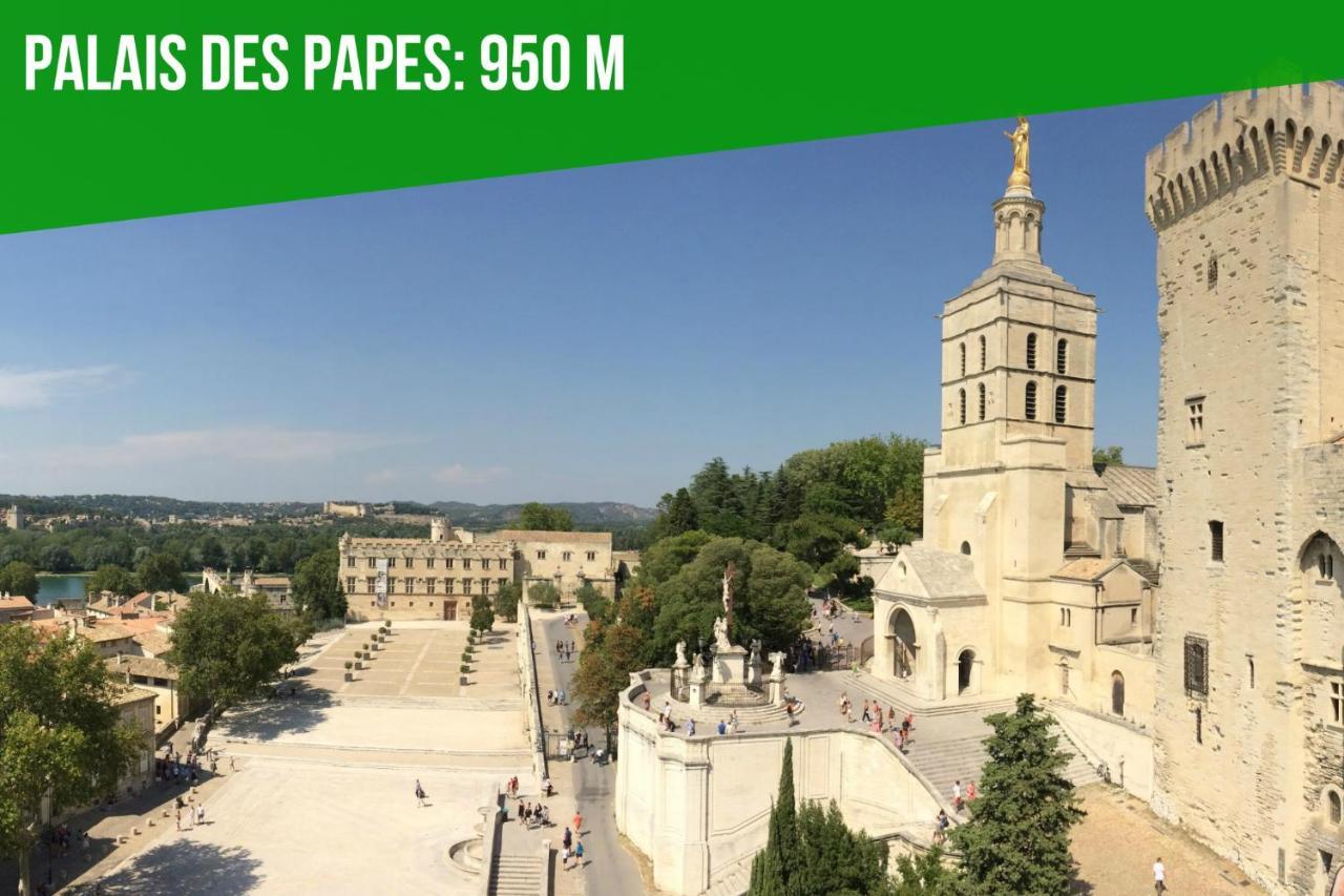Au Coeur Des Platanes - Parking Gratuit Sous-Terrain - Clim - Balcon Apartment Avignon Bagian luar foto