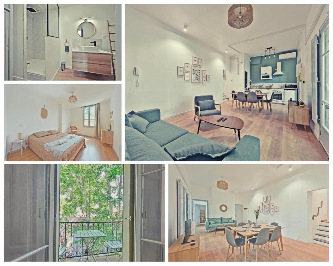Au Coeur Des Platanes - Parking Gratuit Sous-Terrain - Clim - Balcon Apartment Avignon Bagian luar foto