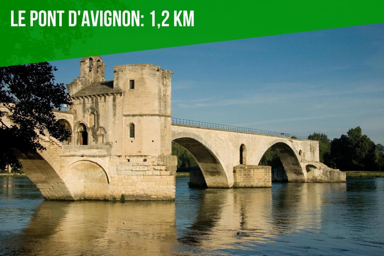 Au Coeur Des Platanes - Parking Gratuit Sous-Terrain - Clim - Balcon Apartment Avignon Bagian luar foto
